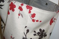 Cherry blossom diaper bag