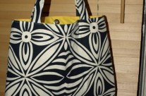 Blue floral purse