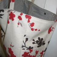 Cherry blossom diaper bag