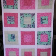 Vibrant baby quilt