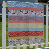 Kentucky baby quilt